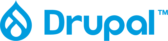 Drupal wordmark blue RGB